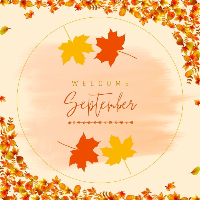 Plantilla de welcome september | PosterMyWall