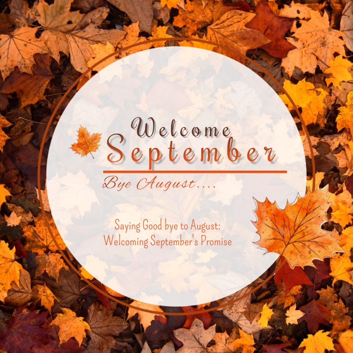 Welcome September Template | PosterMyWall