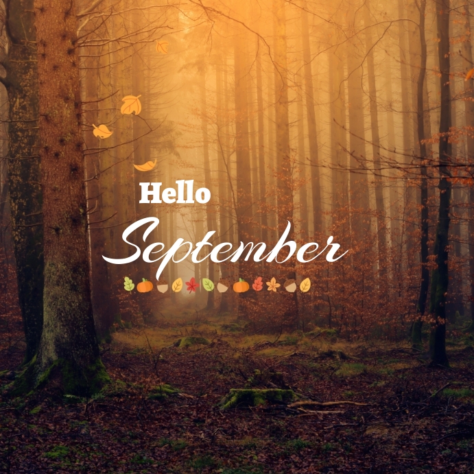 Welcome September Template | PosterMyWall