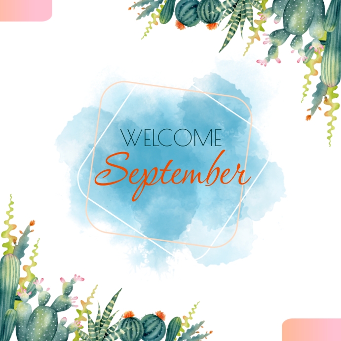 Welcome September Template | PosterMyWall