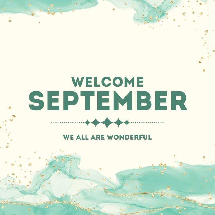 Welcome September Template | PosterMyWall