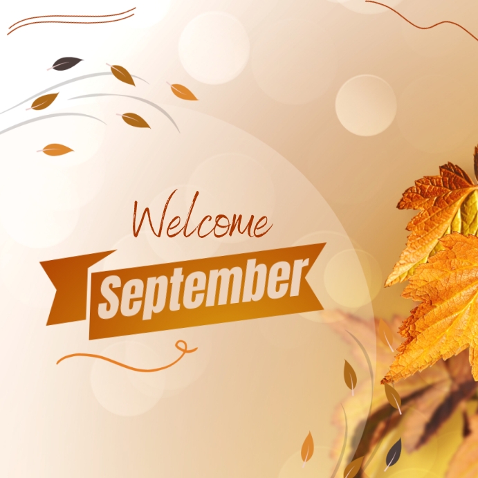Plantilla de welcome september | PosterMyWall