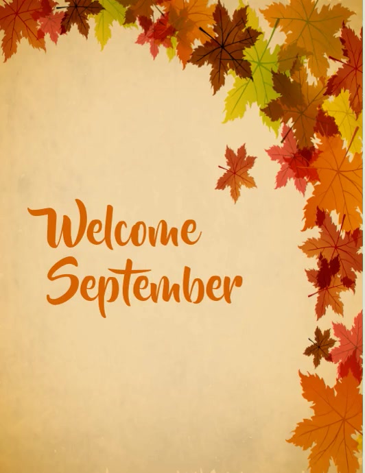 welcome September Template | PosterMyWall