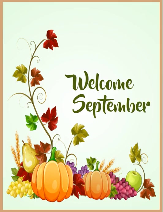 Copy of welcome September | PosterMyWall