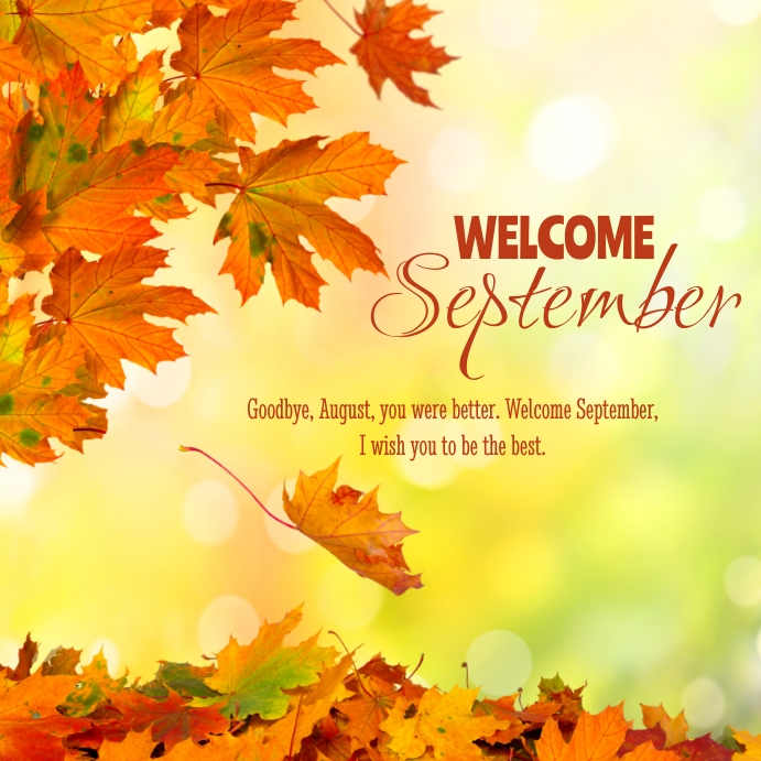 welcome september instagram post Template | PosterMyWall