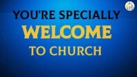 Welcome service video design ตัวอย่างภาพบน YouTube template