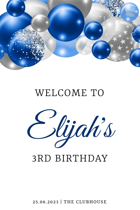 Welcome Sign Template PosterMyWall
