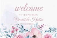 Wedding Welcome Sign Template Free | PosterMyWall