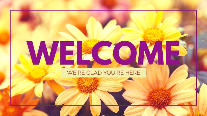 Spring Welcome Slide