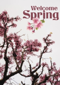 Welcome Spring Template | PosterMyWall