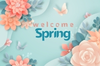 welcome spring Template | PosterMyWall
