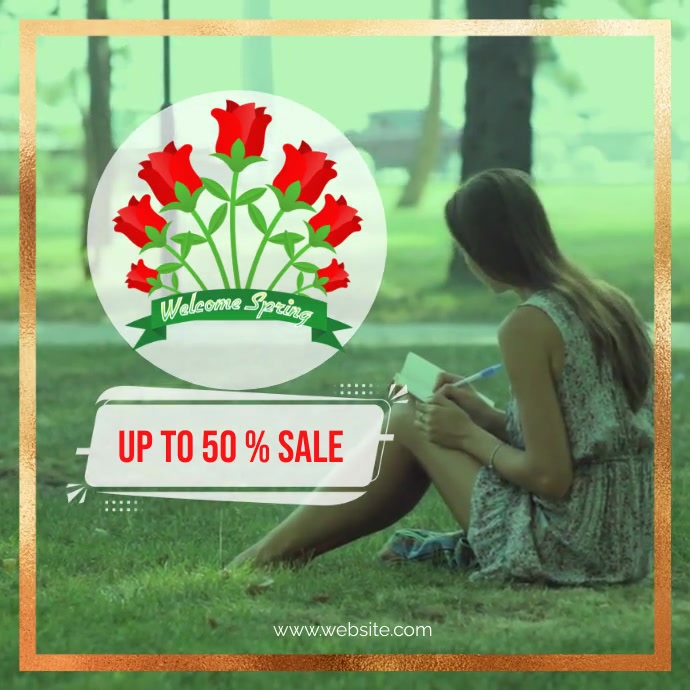 welcome spring Template | PosterMyWall