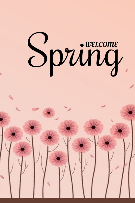 welcome spring Template | PosterMyWall