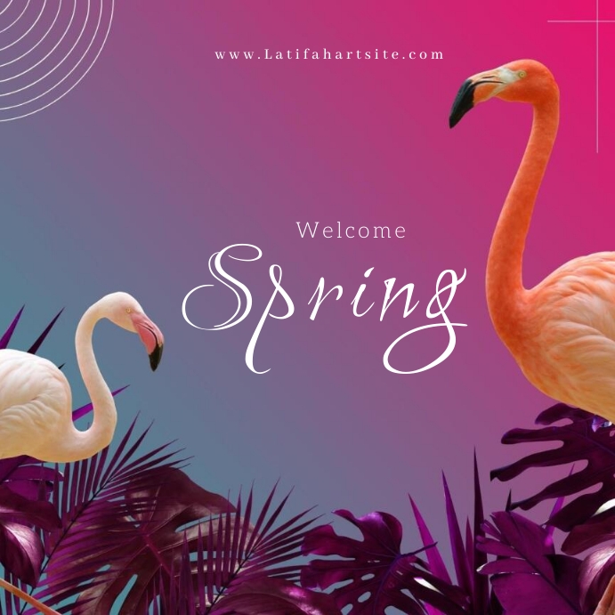 Welcome Spring Template | PosterMyWall