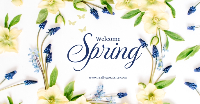 welcome spring Template | PosterMyWall