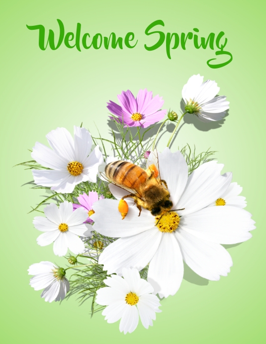 Welcome Spring Template | PosterMyWall