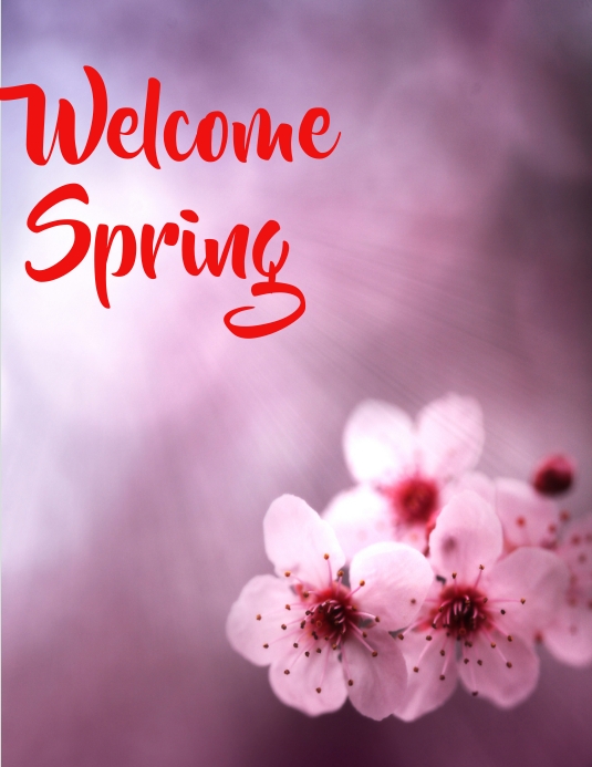 Plantilla de Welcome Spring | PosterMyWall