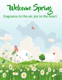 Welcome Spring R Poster Welcome Spring Template | PosterMyWall