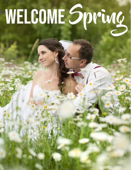 Plantilla de welcome Spring | PosterMyWall