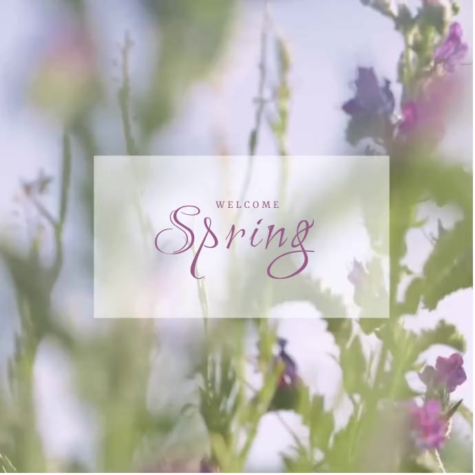 Welcome spring Template | PosterMyWall