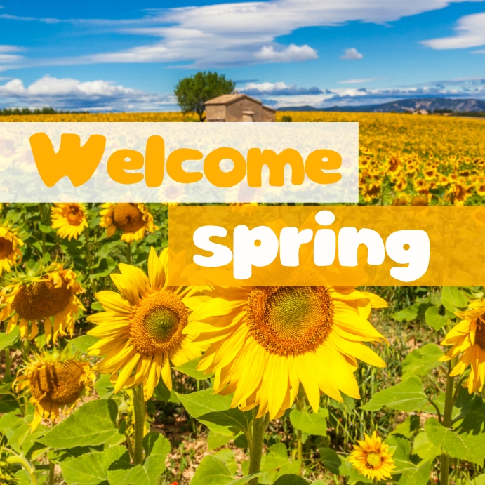 Welcome Spring Template | PosterMyWall