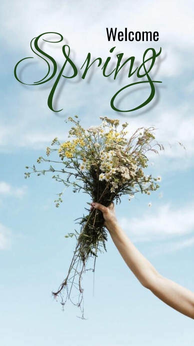 Welcome Spring Template | PosterMyWall
