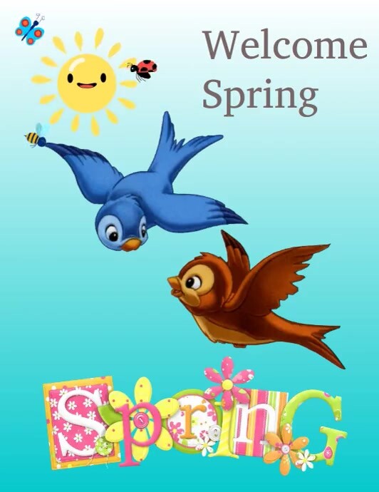 Welcome Spring Template | PosterMyWall