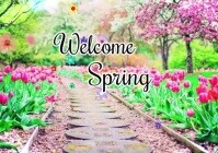Welcome Spring Scene Welcome Spring Template | PosterMyWall