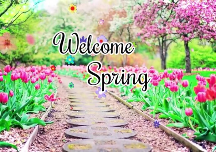 Copy of Welcome Spring | PosterMyWall