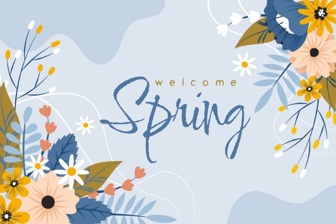 Welcome Spring Template | PosterMyWall