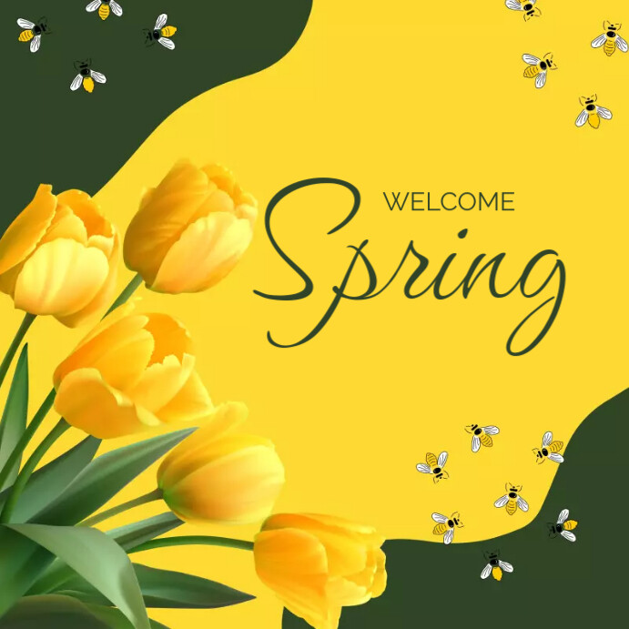 Plantilla de Welcome Spring | PosterMyWall