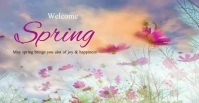 Welcome Spring Publicité Facebook template
