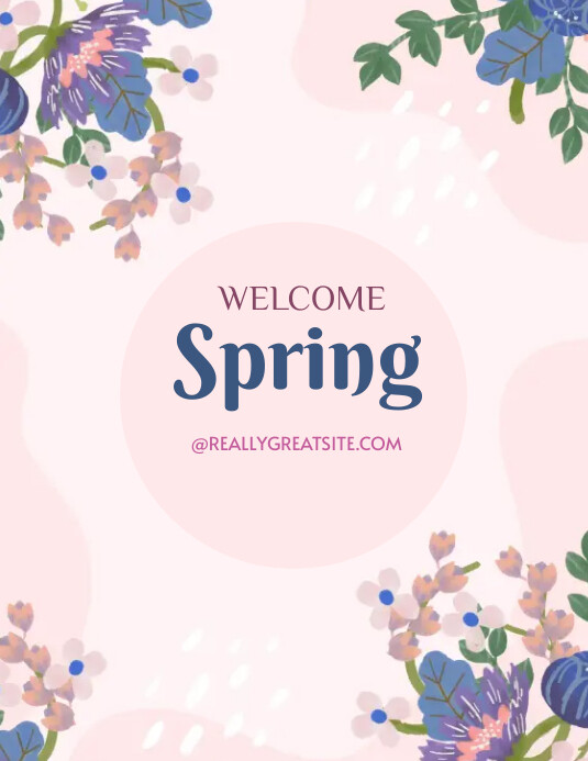 welcome spring Template | PosterMyWall