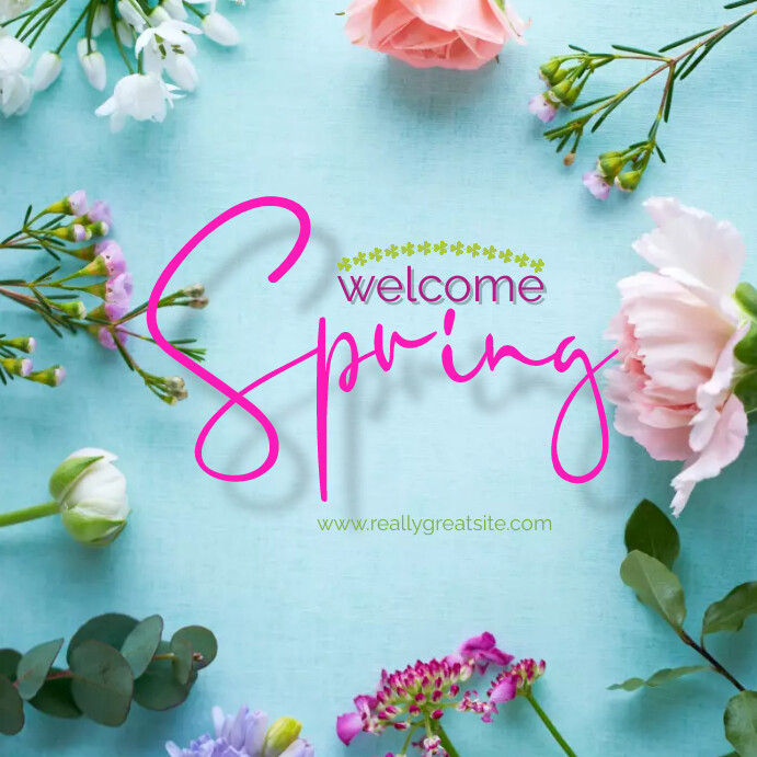 welcome spring Template | PosterMyWall