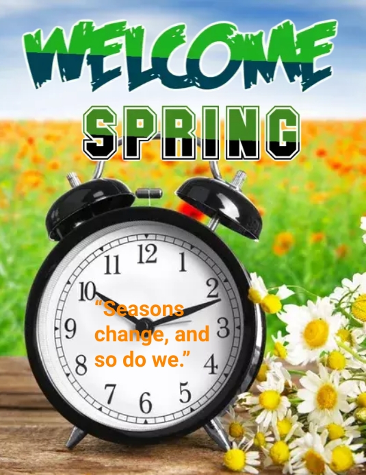 Spring Flyer Pinterest welcome spring flyers Template | PosterMyWall