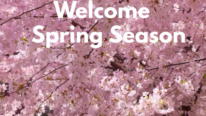 Welcome spring season Template | PosterMyWall