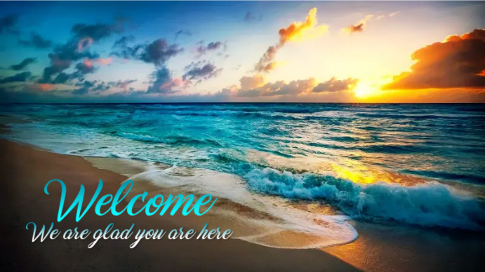 Welcome Template Ecrã digital (16:9)