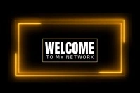 Welcome Template Cartel de 4 × 6 pulg.
