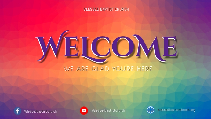 Welcome Template | PosterMyWall