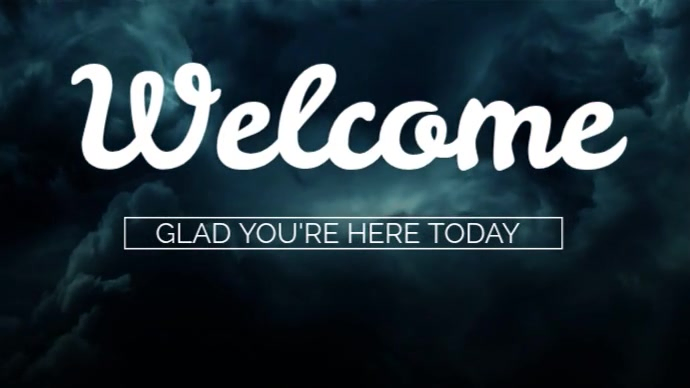 Plantilla de Welcome template | PosterMyWall