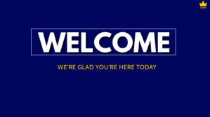 Welcome Template 演示(16:9)