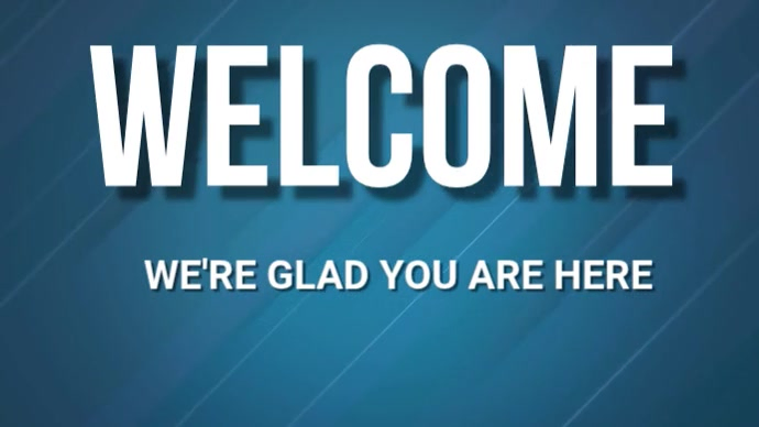 Welcome Message Template | PosterMyWall