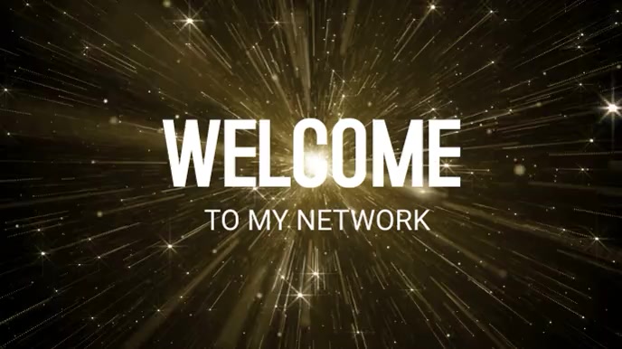 Welcome Text Presentation (16:9) template
