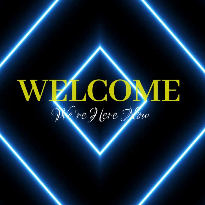 Welcome Text Instagram-Beitrag template