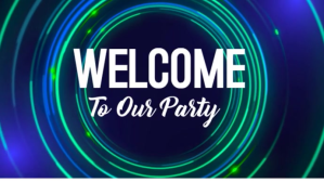 Welcome Text Digitalt display (16:9) template