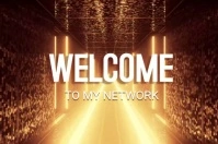 Welcome Text Banner 4' × 6' template