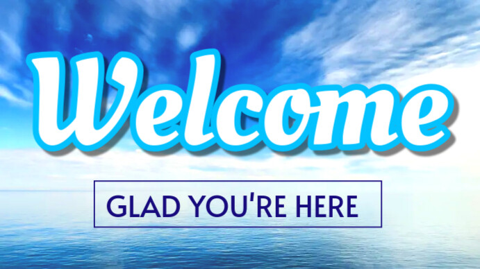 Create Welcome Text Contents welcome text template | PosterMyWall
