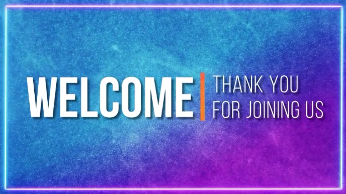 welcome thanks you for joining us Template | PosterMyWall