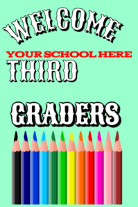 welcome poster template