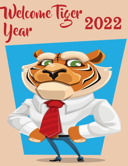 Welcome Tiger Year Template PosterMyWall